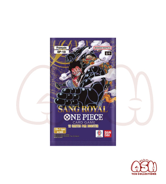 Blister One Piece OP-10 – Sang Royal – Booster Scellé Fr