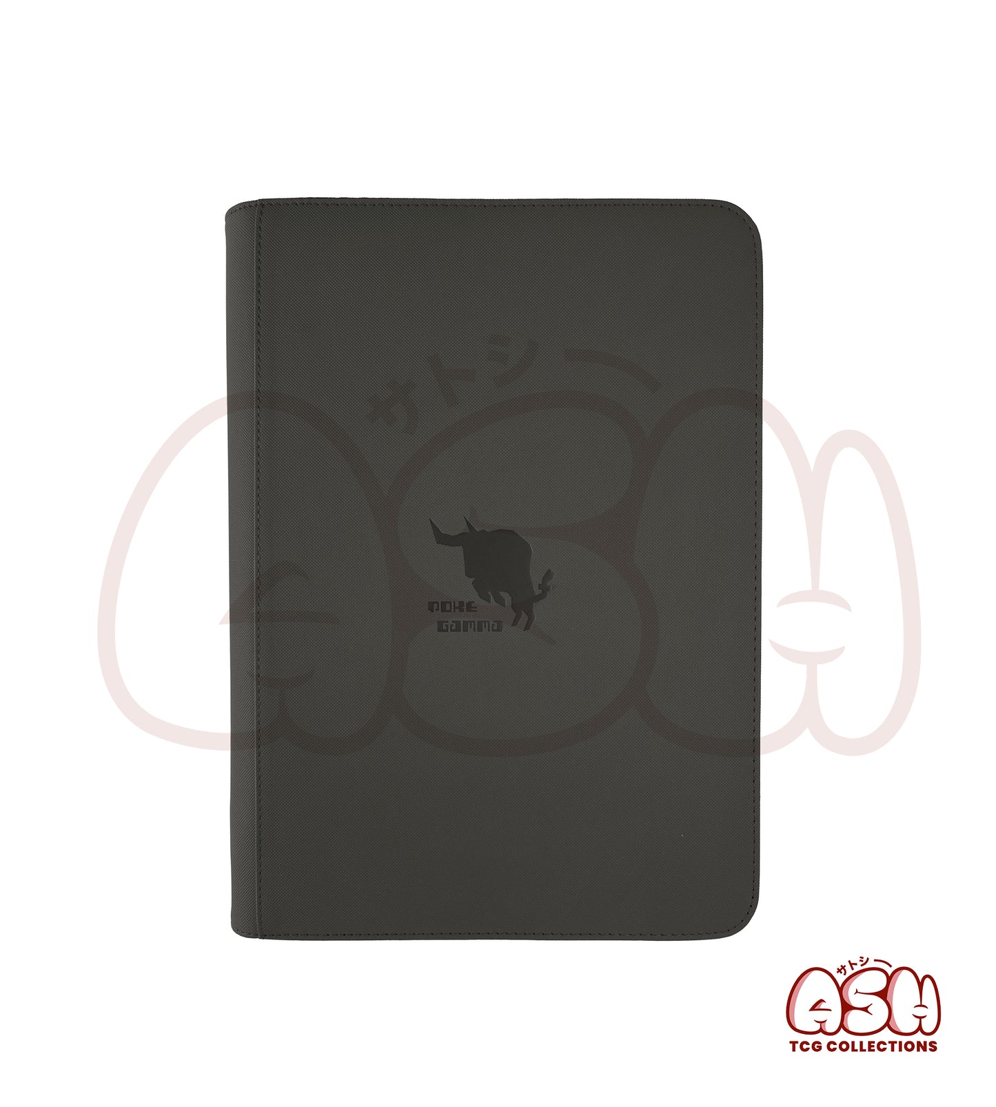 Binder Zip carte pokemon noir vue face