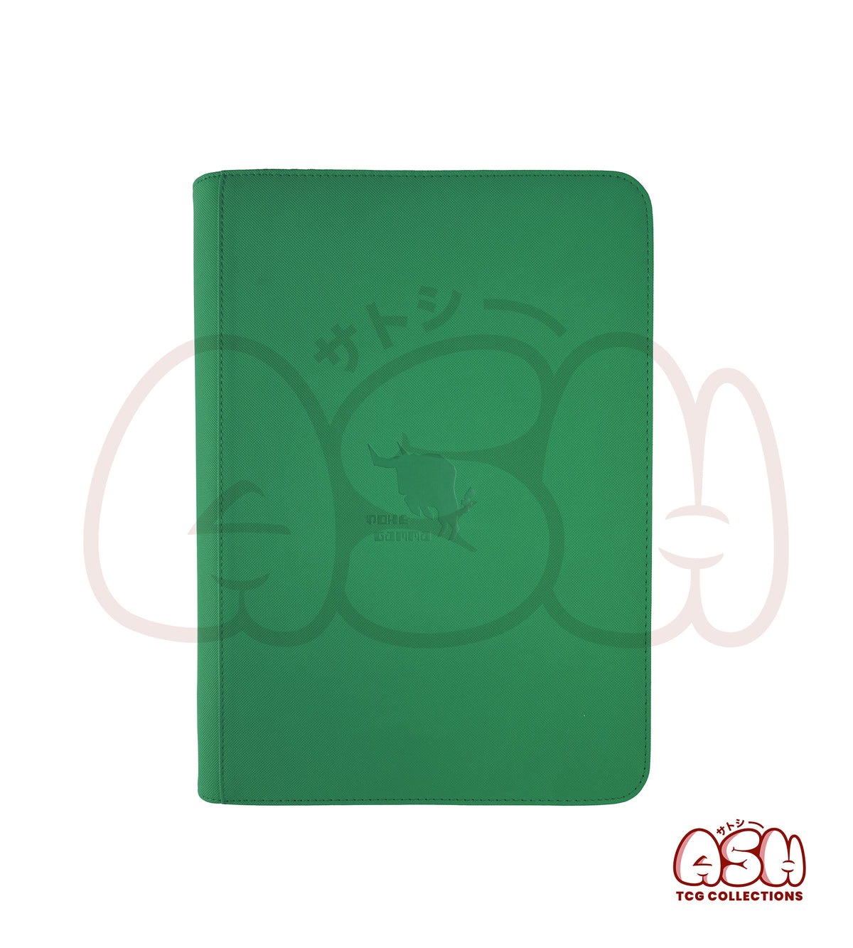 Binder Zip carte pokemon vert vue face