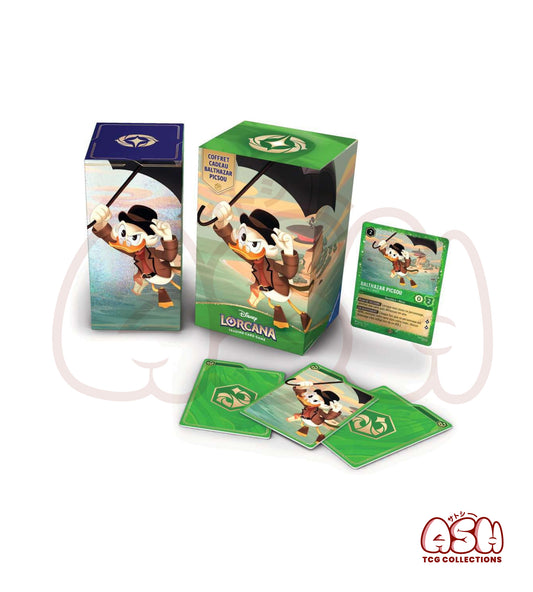 Coffret Cadeau Picsou – Lorcana Disney - 5 Boosters + Carte Promo + Rangement