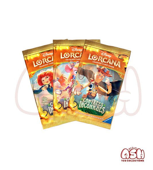 Booster Lorcana Contrées Inconnues Disney face