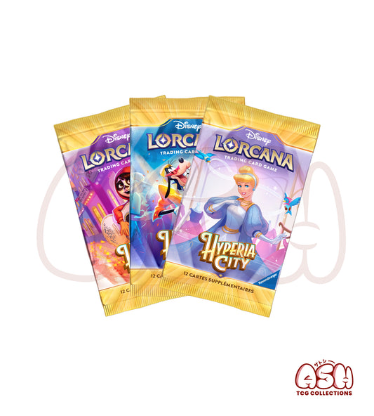 Boosters Display Lorcana Disney Hyperia City face