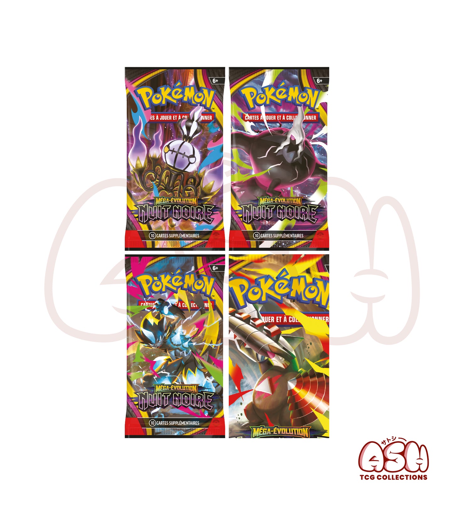 Artset Boosters Display Pokémon ME05 Nuit Noire face