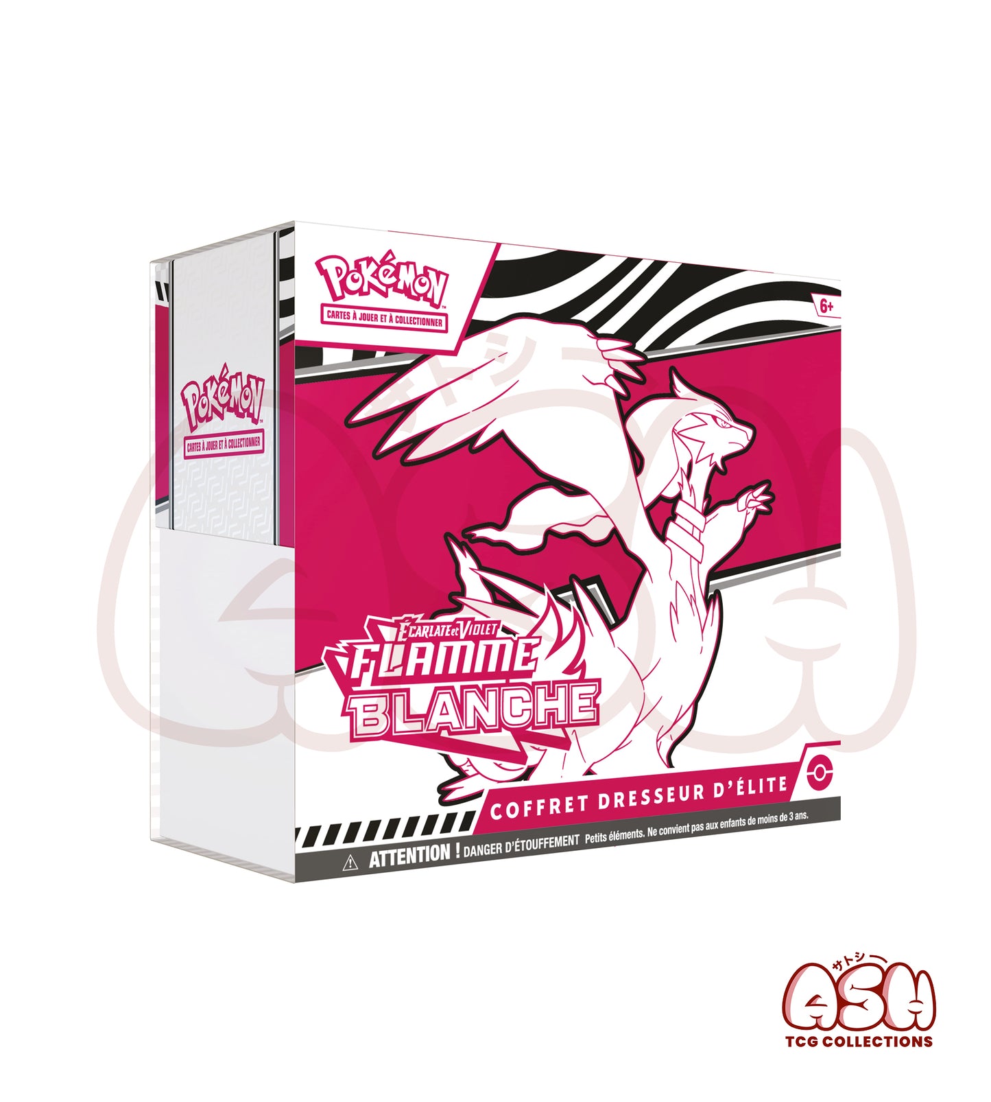 Elite Trainer Box Pokémon EV10.5 – Noir & Blanc : Flamme Blanche – 9 Boosters + Carte Promo Boréas