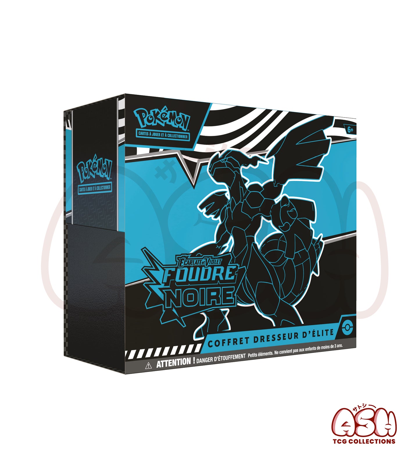 Elite Trainer Box Pokémon EV10.5 – Noir & Blanc : Foudre Noire – 9 Boosters + Carte Promo Fulguris