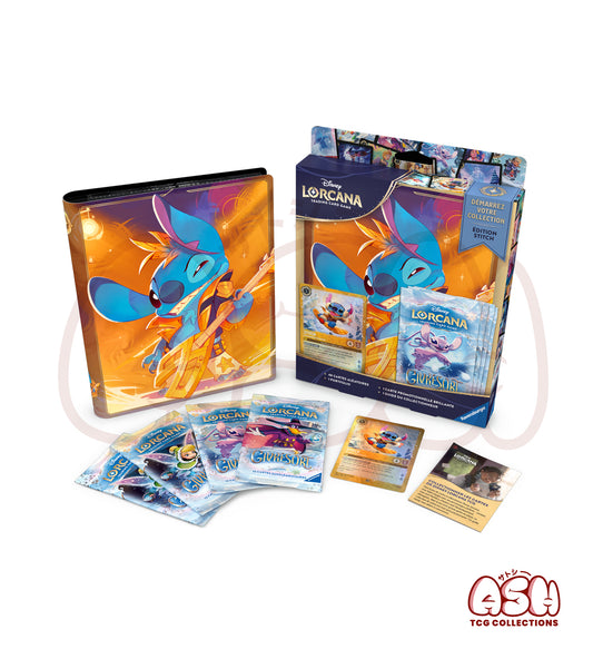 Coffret Démarrez votre collection – Lorcana Givresort Stitch S11 - 4 Boosters + Carte Promo + Portfolio