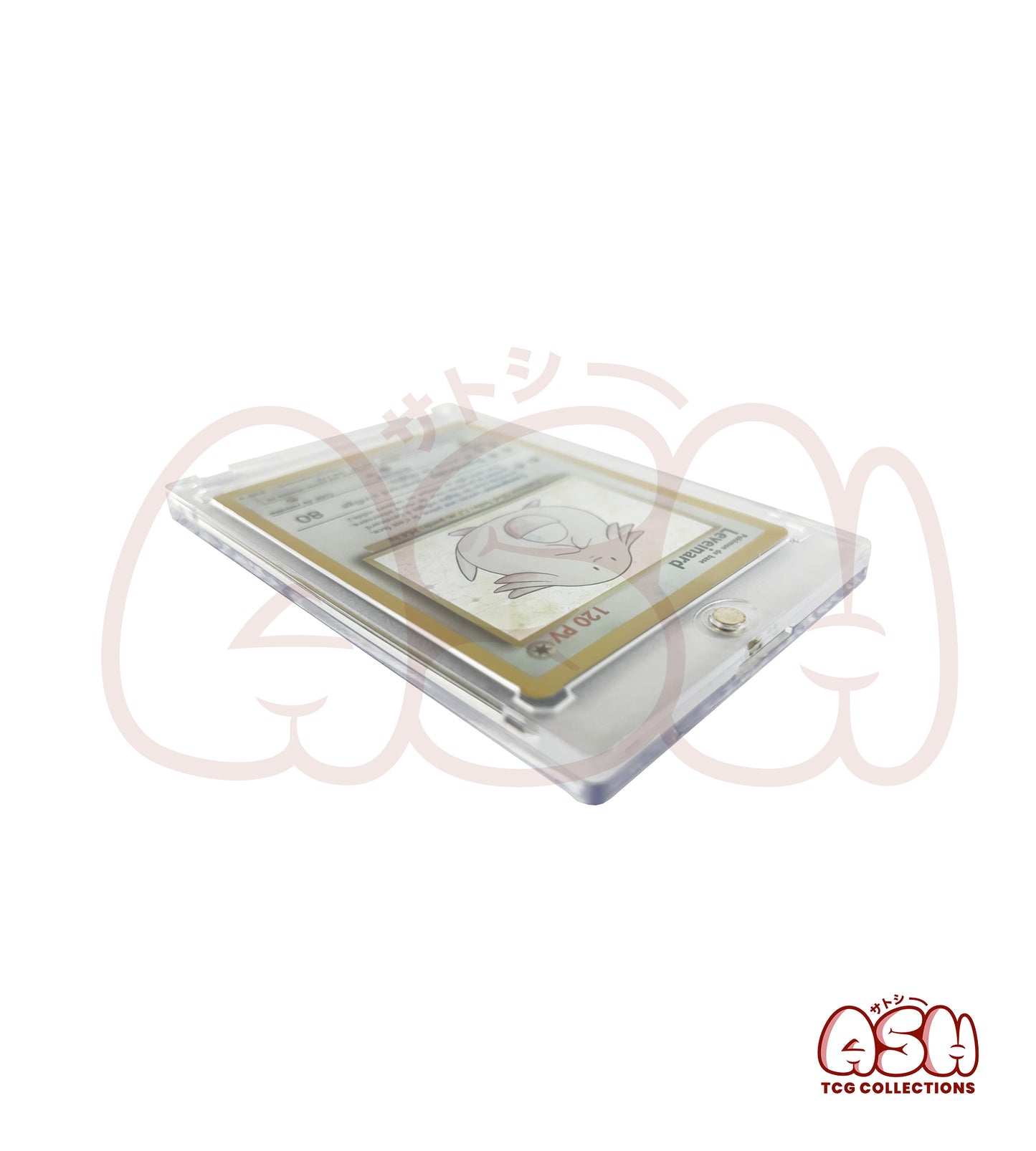 Protection Acrylique carte Pokemon vue dessus