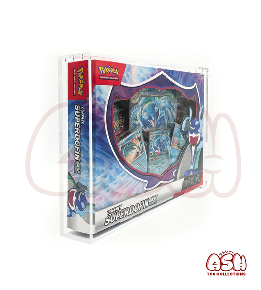 Protection Acrylique Premium - Coffret 4 Boosters Pokémon grand format