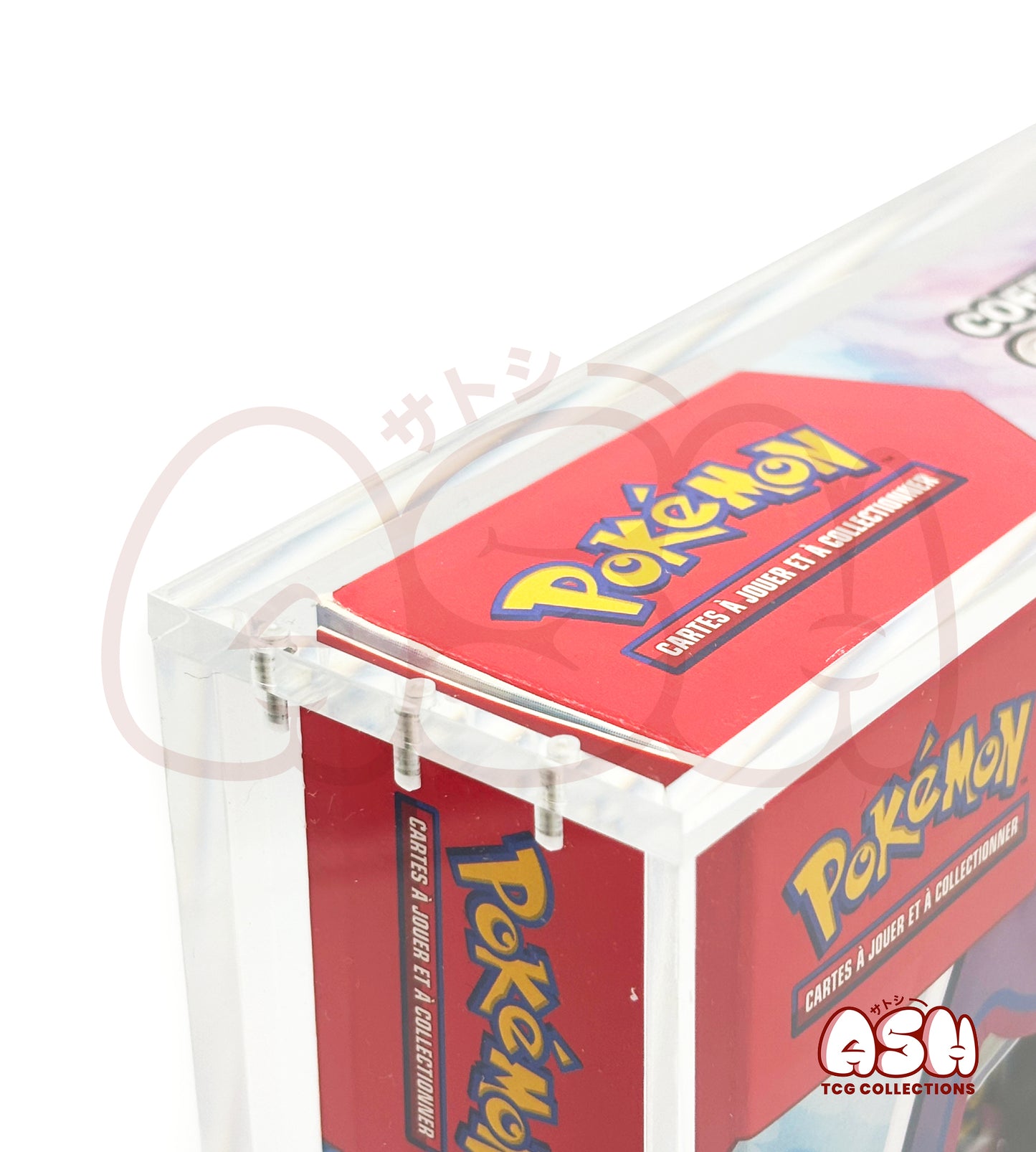 Protection Acrylique Premium - Coffret 4 Boosters Pokémon grand format