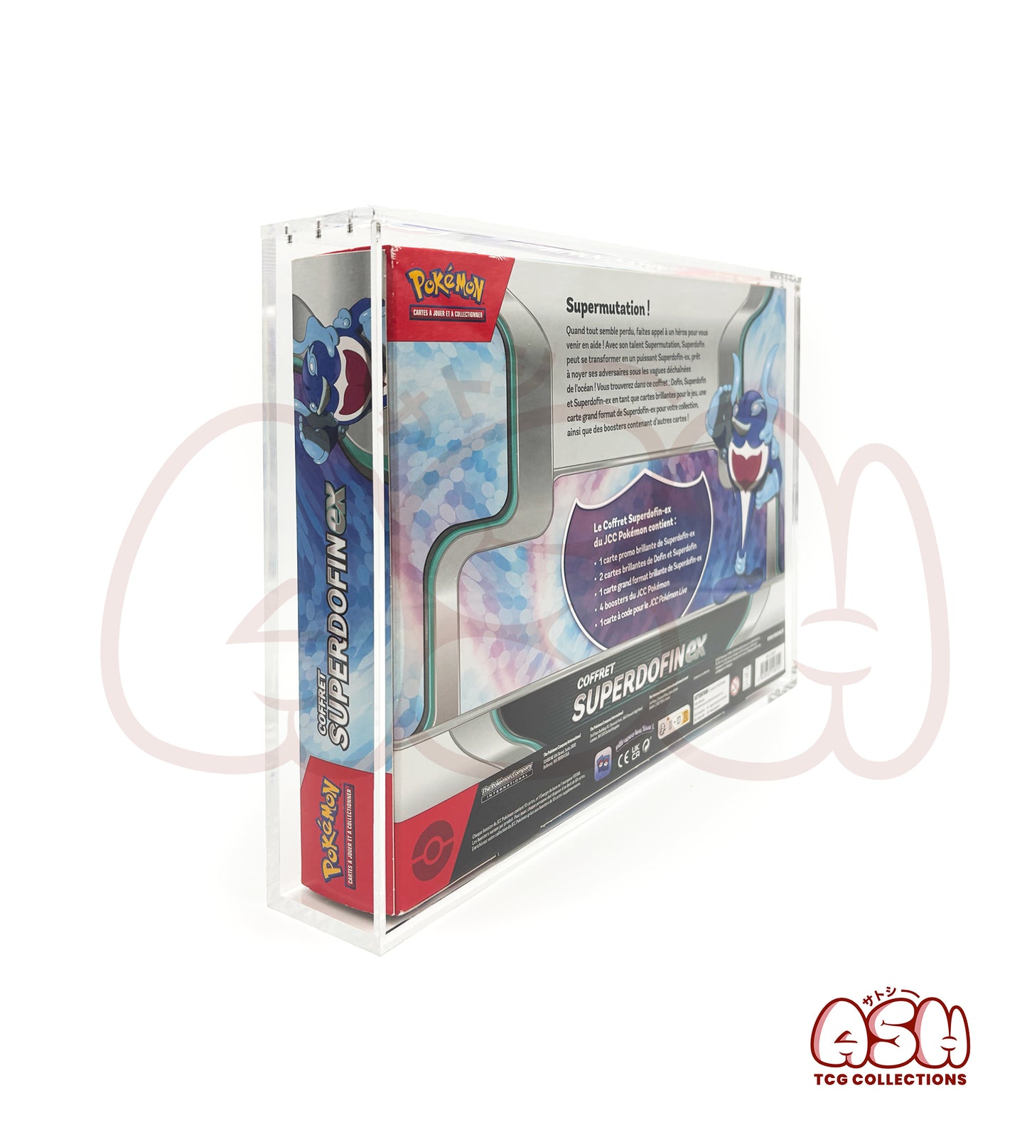 Protection Acrylique Premium - Coffret 4 Boosters Pokémon grand format