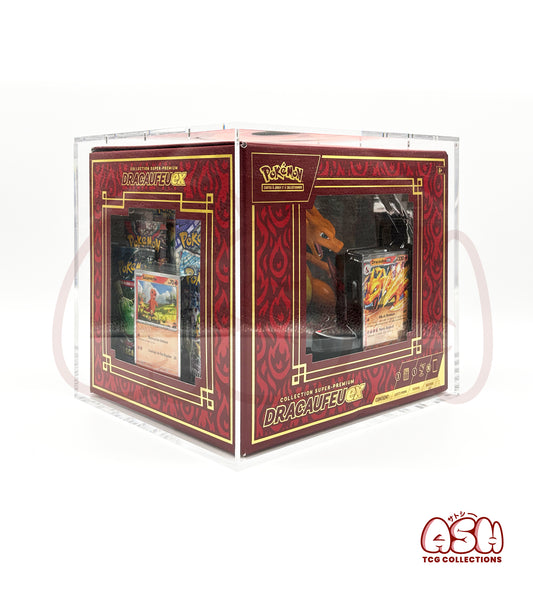 Protection Acrylique Premium - Coffret Collection Super Premium Dracaufeu Ex Pokémon