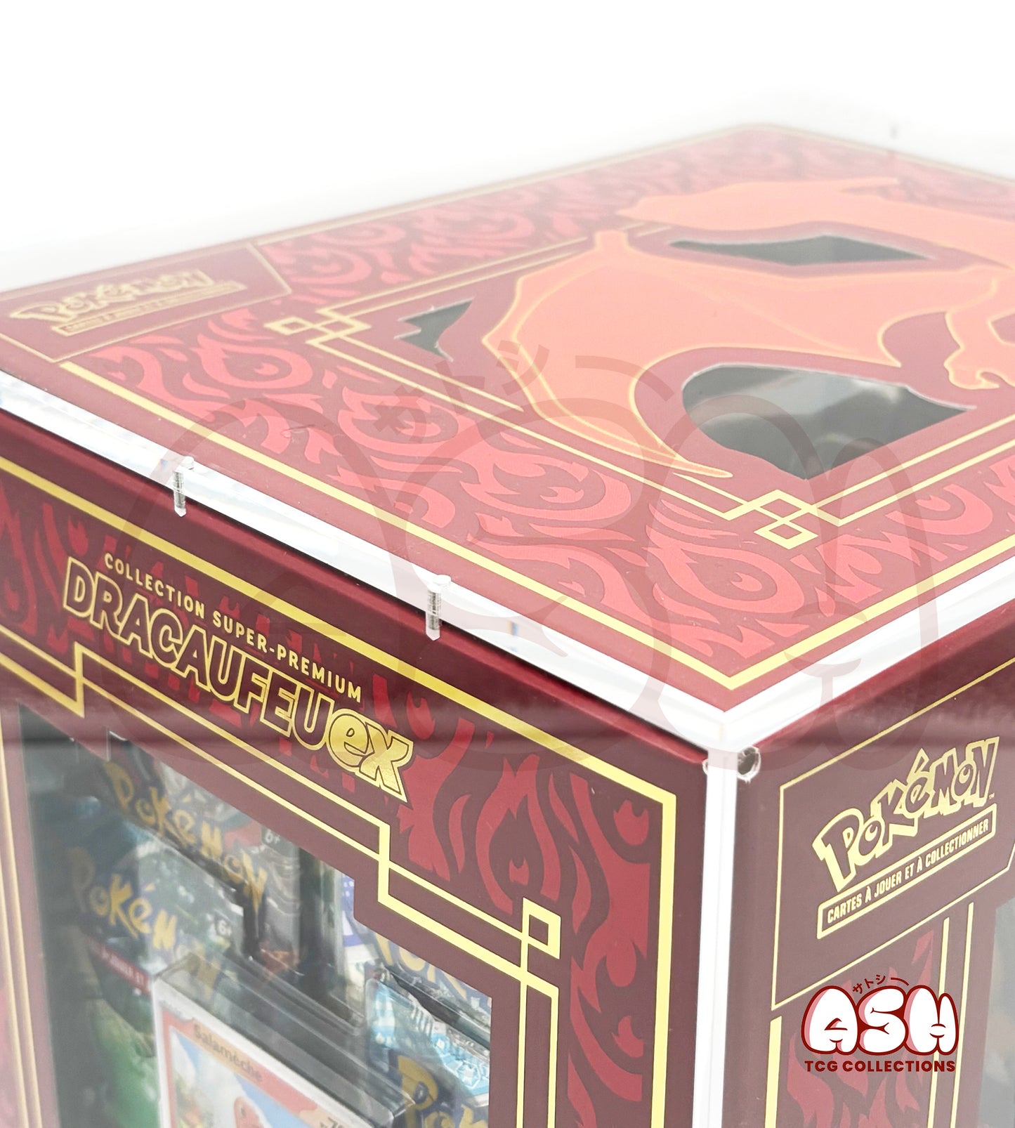 Protection Acrylique Premium - Coffret Collection Super Premium Dracaufeu Ex Pokémon