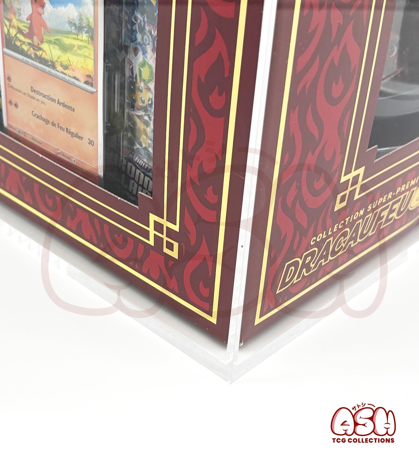 Protection Acrylique Premium - Coffret Collection Super Premium Dracaufeu Ex Pokémon