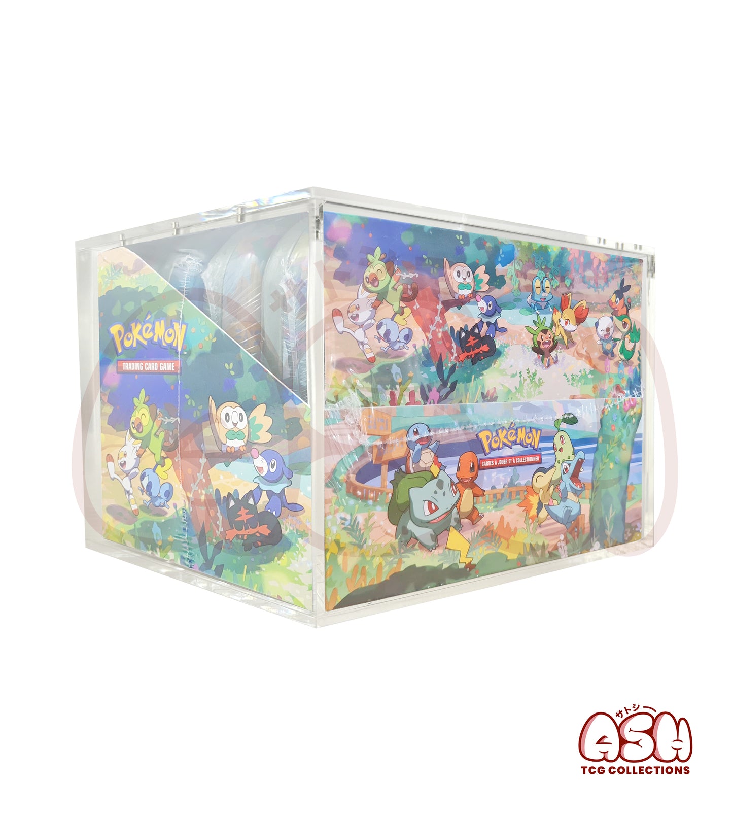 Protection Acrylique Premium - Display 8 Mini-Tins Pokémon