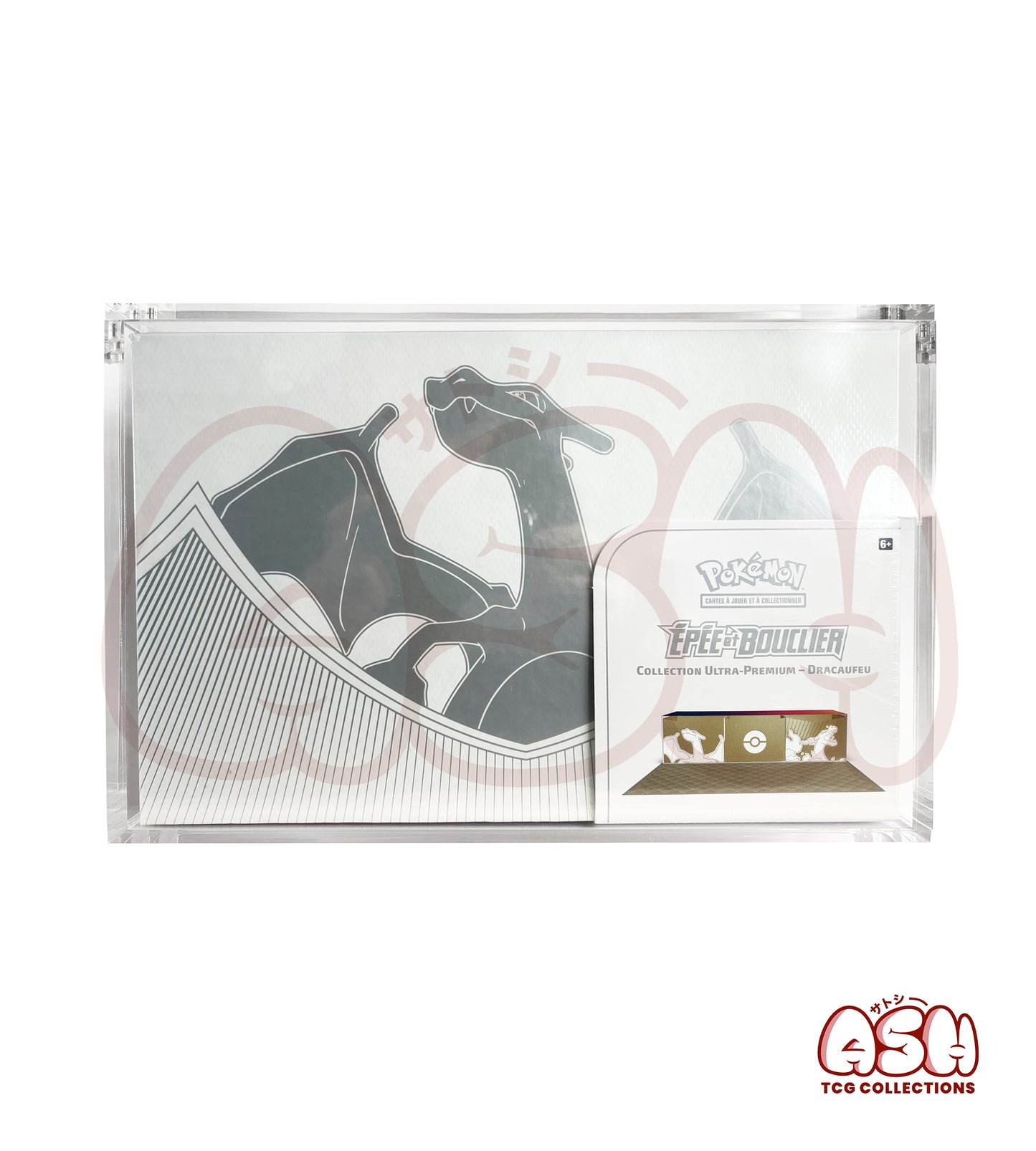 Protection Acrylique Premium - Ultra Premium Collection Dracaufeu Pokémon - UPC