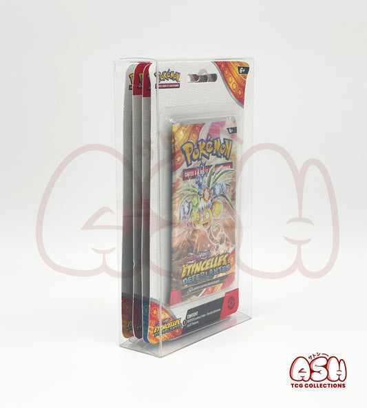 Protection Souple Premium - Artset 4 Boosters Blisters Pokémon - Lot de 5