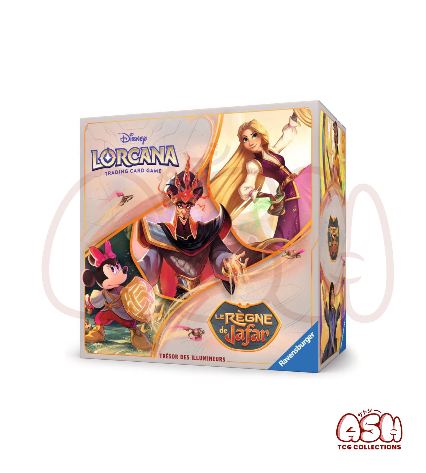 Trove-Pack Lorcana – Le Règne de Jafar chapitre 8 – Boîte de 8 Boosters + Accessoires