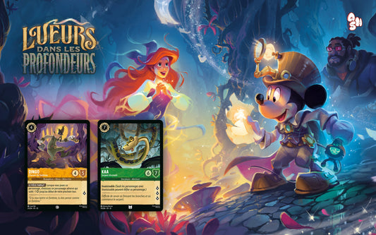 Lorcana Set 10 « Lueurs dans les Profondeurs » : nouveautés, mécaniques Boost & licences inédites