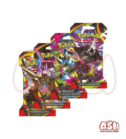 Booster Blister Pokémon ME5 Nuit Noire face