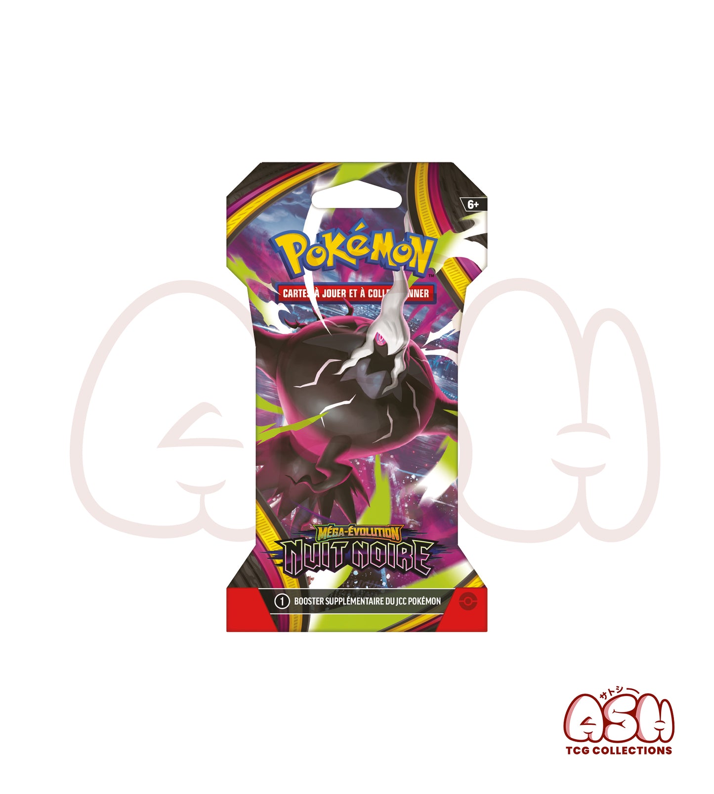 Booster Blister Méga Darkrai Pokémon ME5 Nuit Noire face