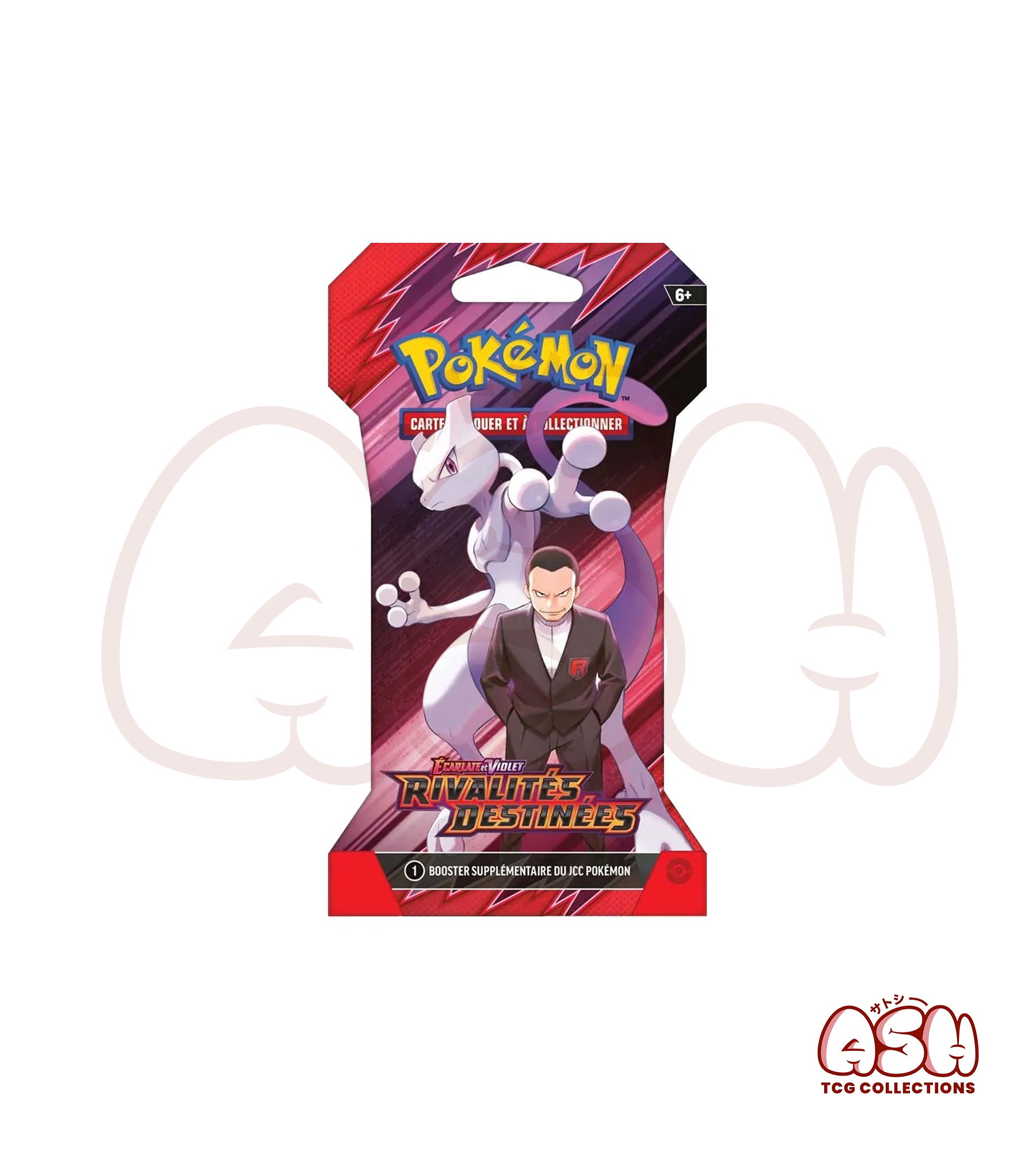 Blister EV10 Rivalités Destinées Team Rocket Mewtwo face