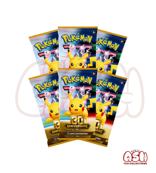Boosters Bundle Pokémon 30 ans face