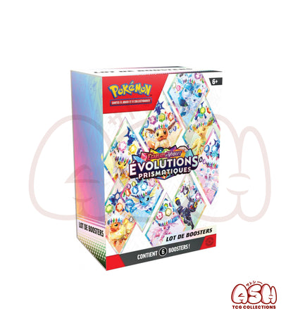 Bundle Pokémon évolution Prismatiques EV8.5 – 6 Boosters