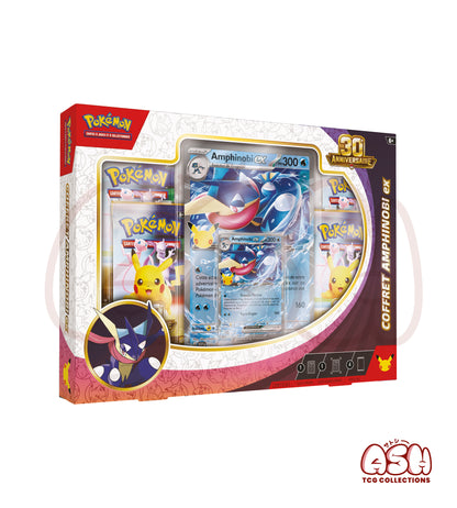 Coffret Pokémon Amphinobi Ex 30 ans face