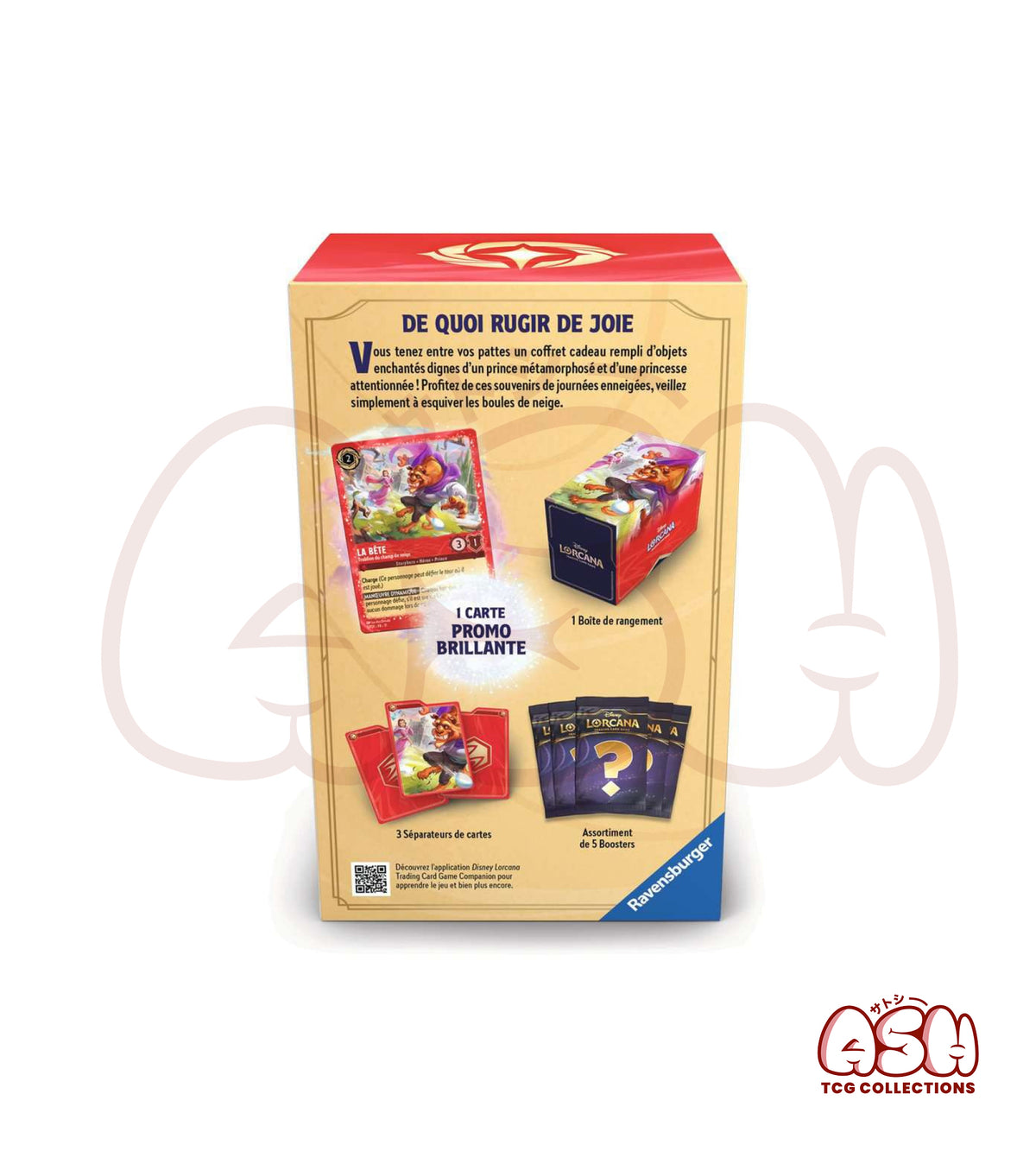 Coffret Cadeau La bête Lorcana Disney dos