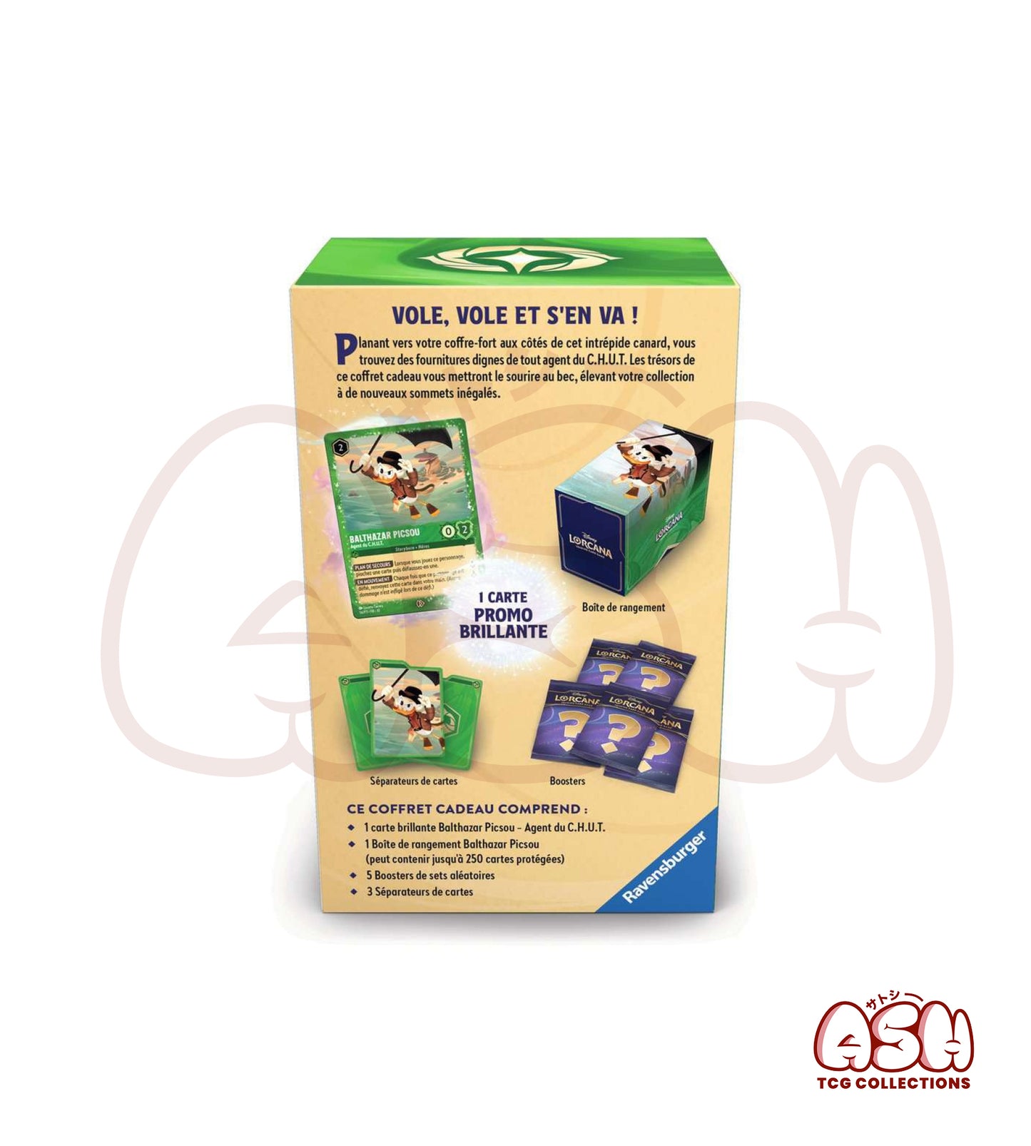 Coffret Cadeau Lorcana Disney Picsou verso