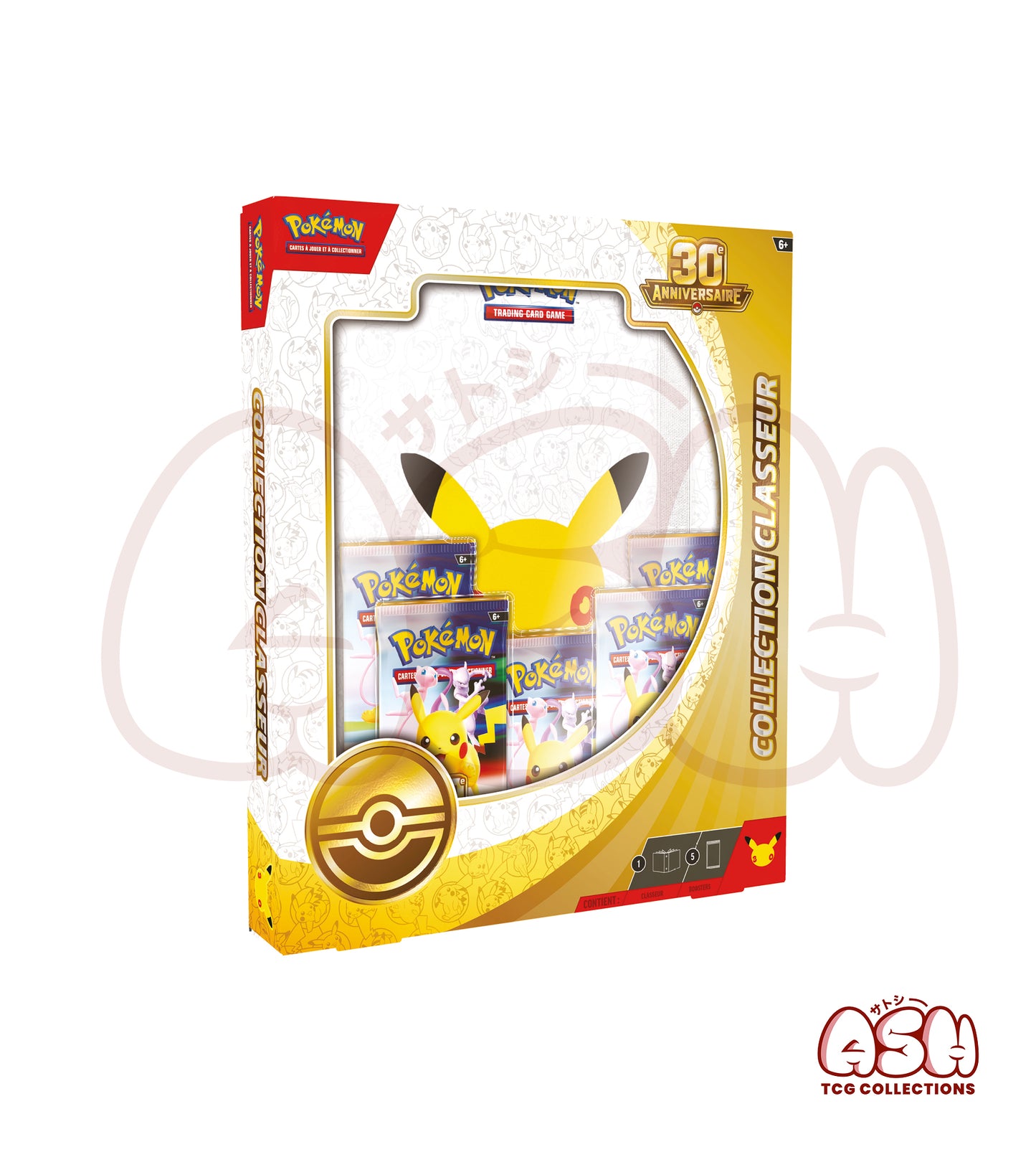 Coffret Collection Classeur Pokémon 30 ans face