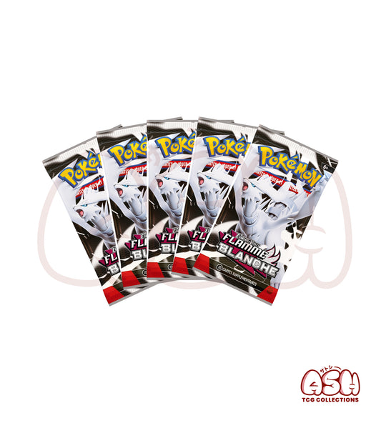 Coffret Pokémon EV10.5 – Noir & Blanc - Collection Classeur Flamme Blanche - 5 Boosters