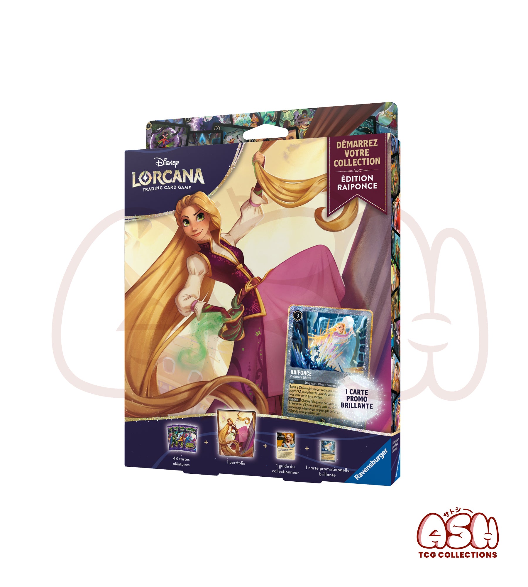Coffret Lorcana Démarrez votre Collection Raiponce Disney S13 Invasion Épineuse côté