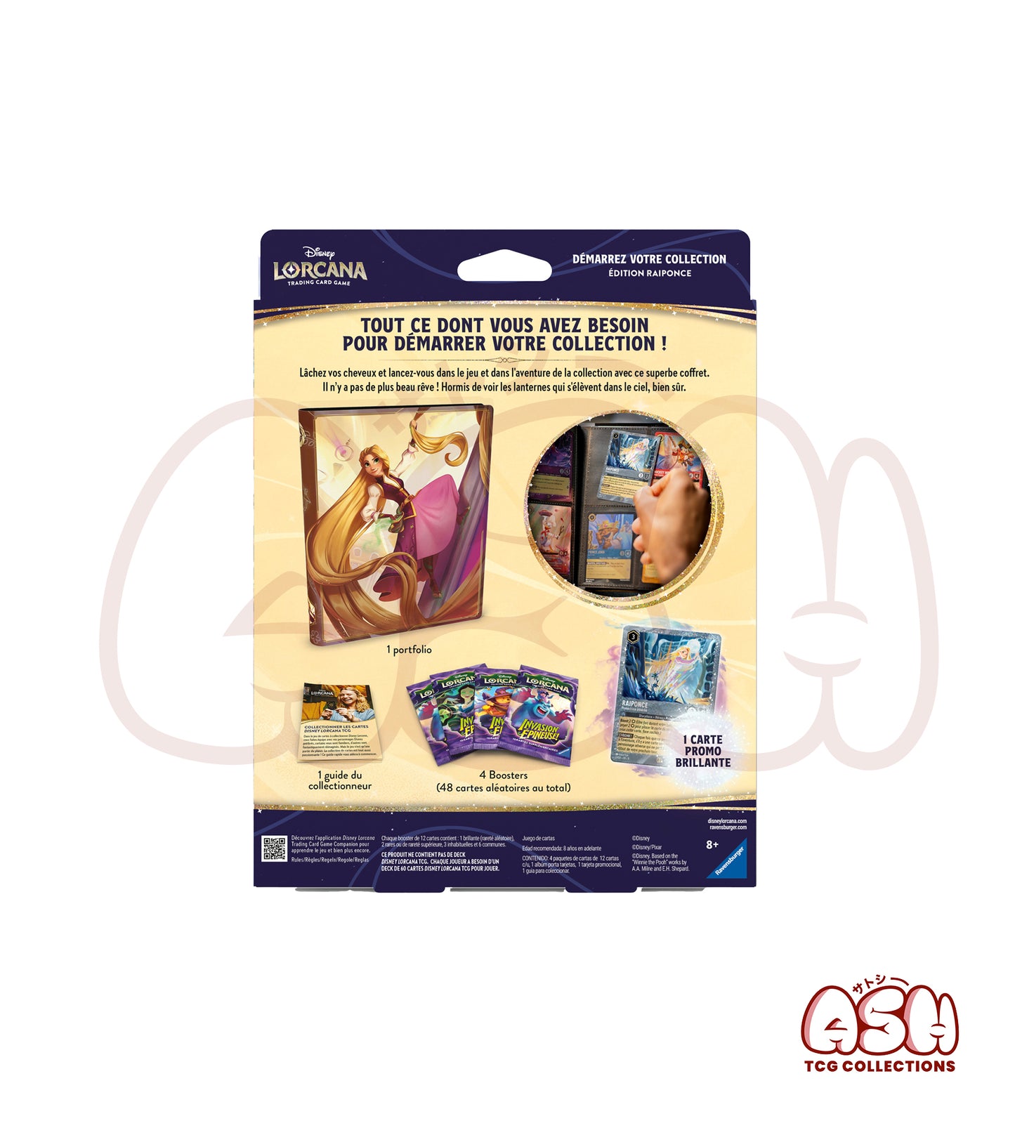Coffret Lorcana Démarrez votre Collection Raiponce Disney C13 Invasion Épineuse dos