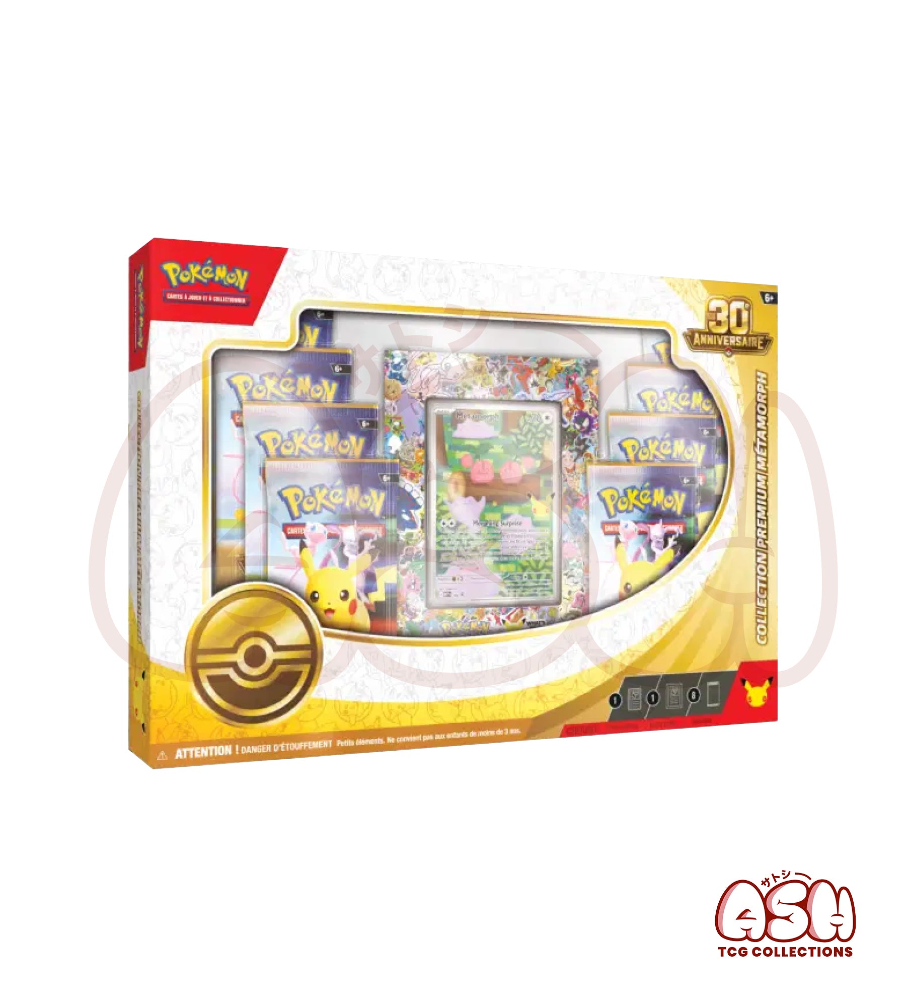 Coffret Pokémon Métamorph 30 ans face