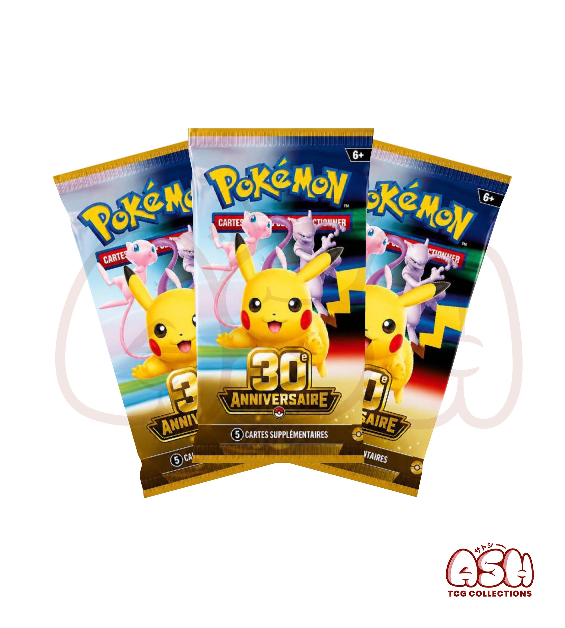 Booster Coffret Collection Poster Pokémon 30 ans face