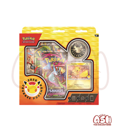 Coffret Pokémon Collection Journée Pokémon 2026 – 3 Boosters