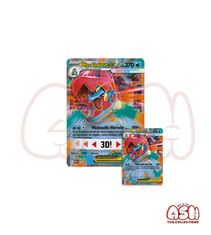Carte Pokémon Méga Aligatueur Héros Transcendants face