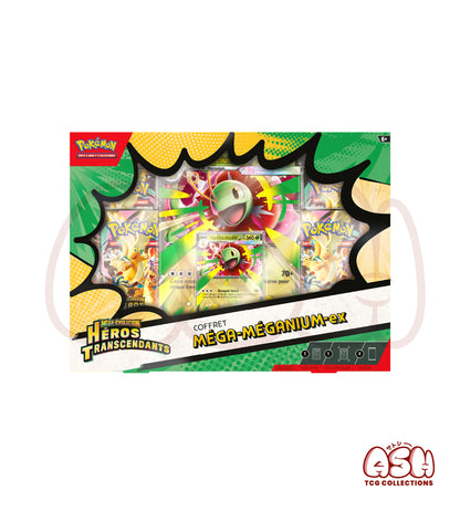 Coffret Pokémon Méga Megagnium Héros Transcendants face