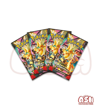 Booster Pokémon Méga Roitiflam Héros Transcendants face