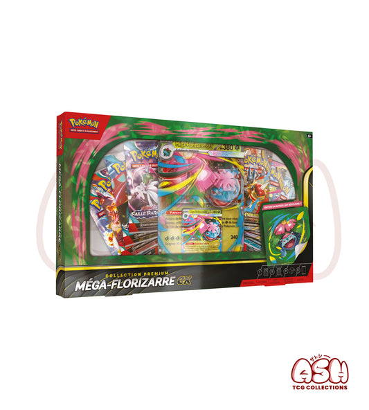 Coffret Pokémon Méga-Florizarre Ex – Méga-Évolution – 8 Boosters