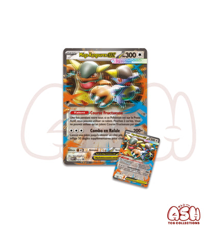 Coffret Pokémon Méga-Kangourex Ex – Méga-Évolution – 4 Boosters