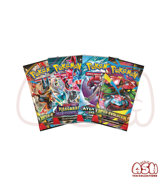 Coffret Pokémon Méga Latins Ex – Méga-Évolution – 4 Boosters
