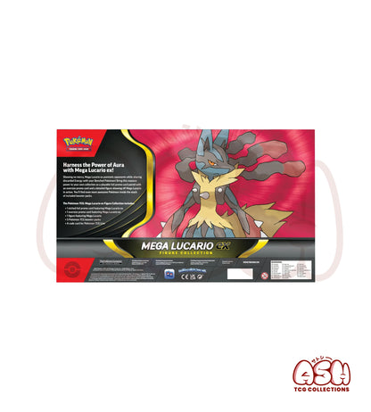 Coffret Pokémon Méga-Lucario Ex – Méga-Évolution – 5 Boosters + Figurine