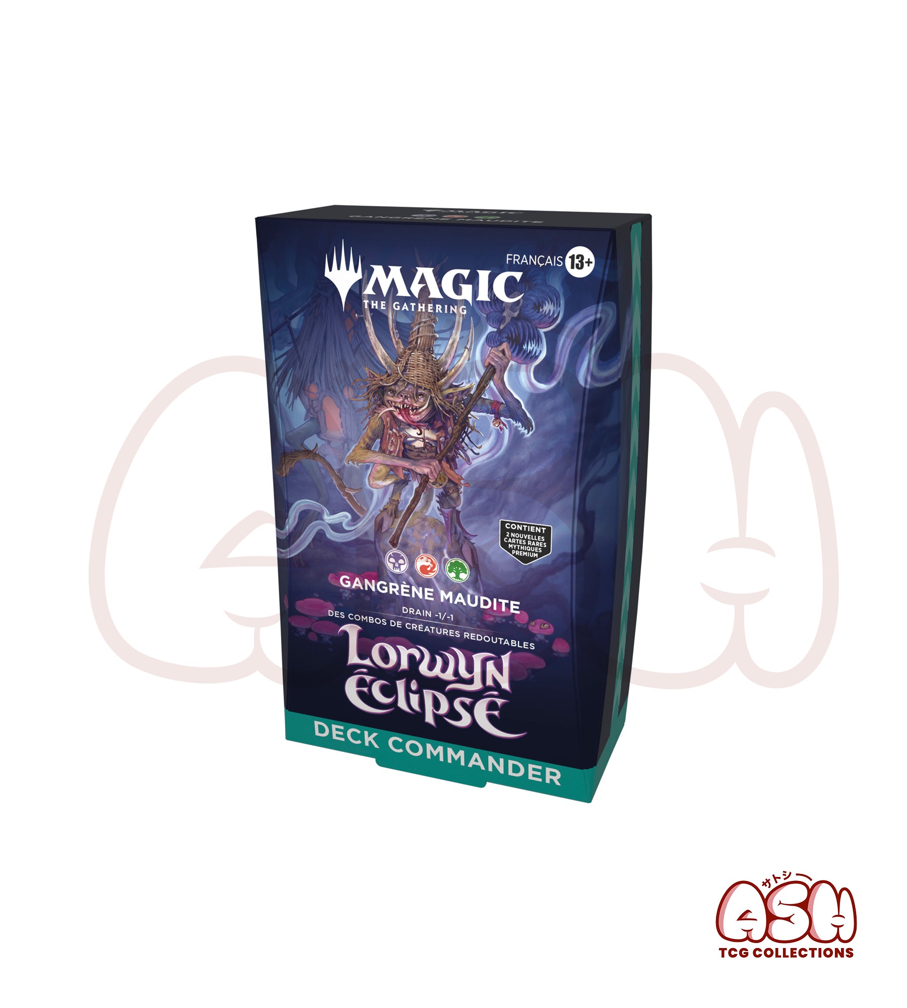 Deck Commander Magic The Gathering Gangrène Maudite Lorwyn Eclipsé face