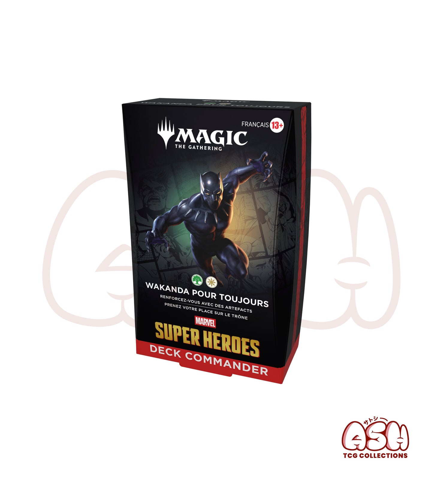 Deck Commander MTG Magic Marvel Super Heroes Wakanda pour Toujours