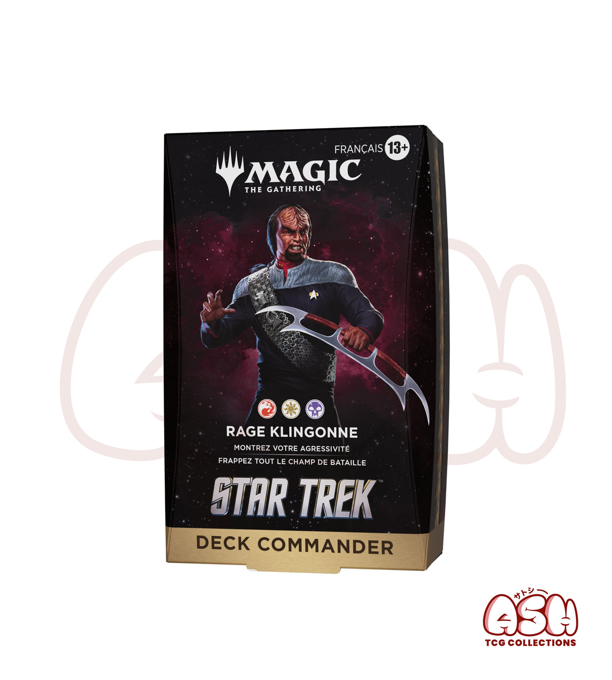 Deck Commander Magic: The Gathering Star Trek Rage Klingonne face