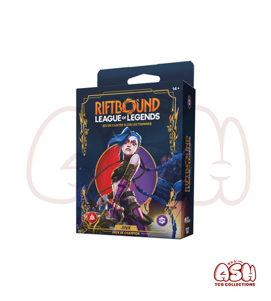 Coffret deck préconstruit Jinx avec booster Riftbound inclus