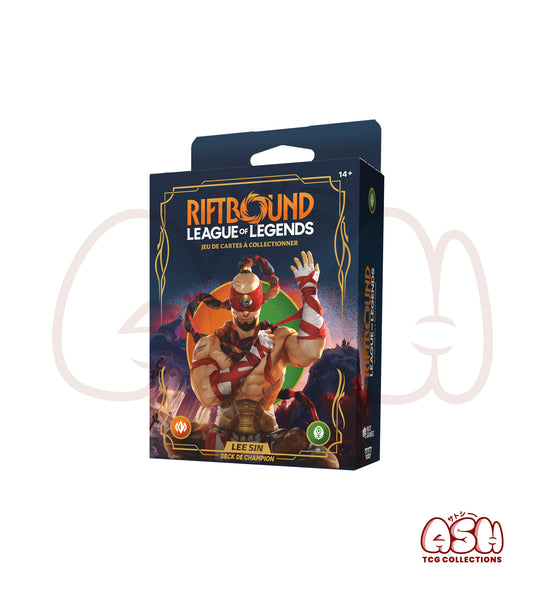 Deck préconstruit Lee Sin avec booster Riftbound et français