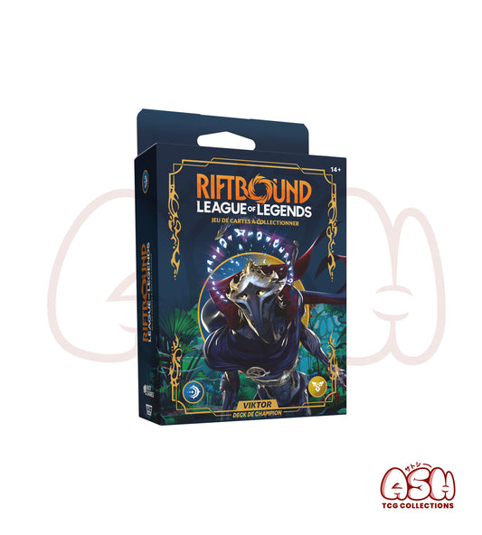 Deck de Champion Viktor Riftbound League of Legends TCG français côté